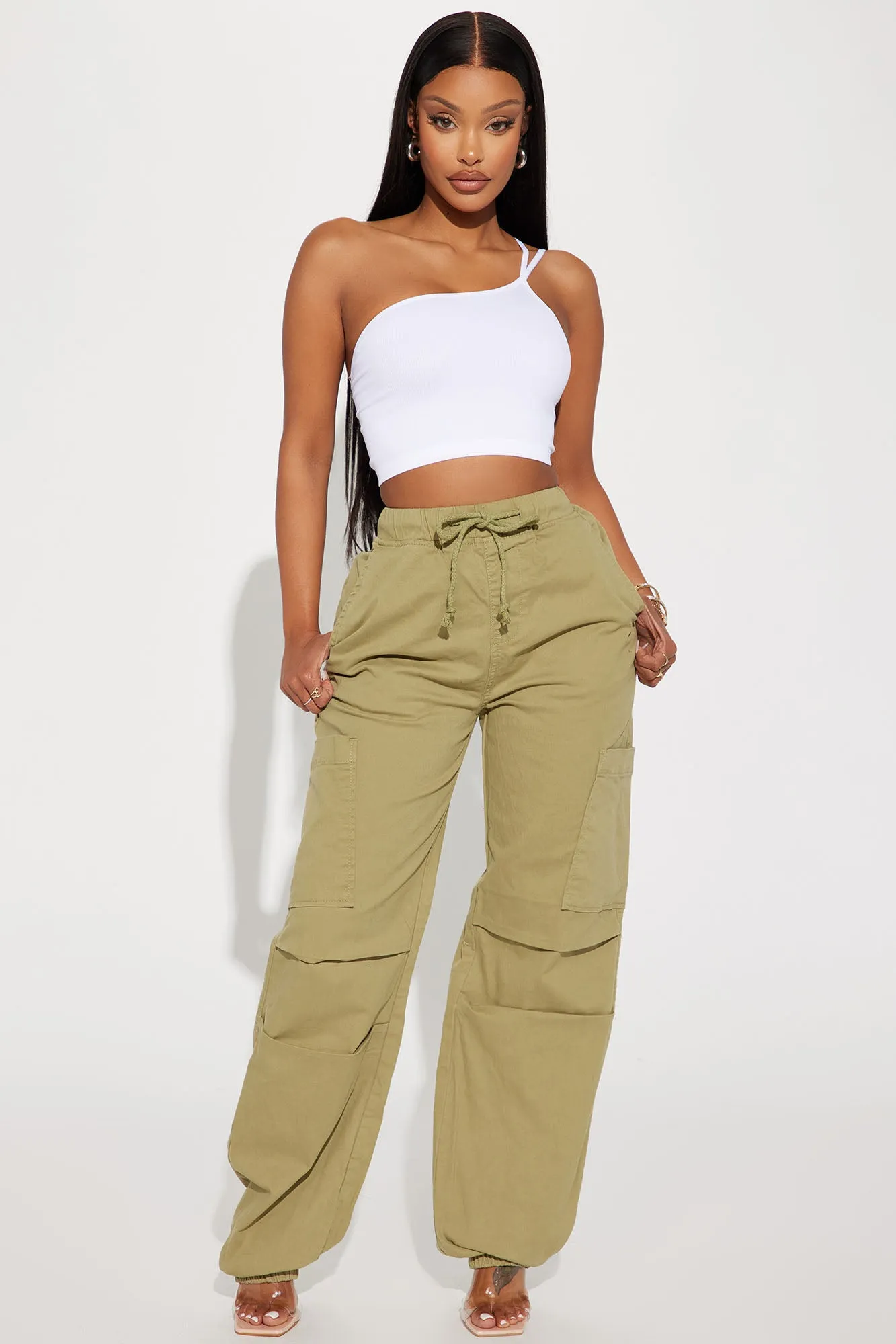 Always In My Views One Shoulder Top - White