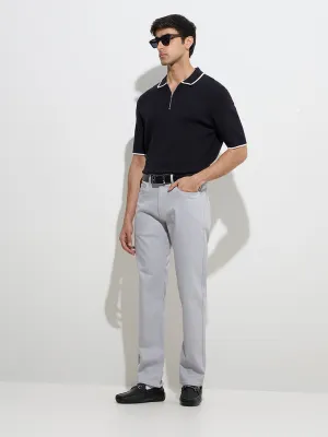 Ascot Grey Relaxed - Fit Mid - Rise Jeans