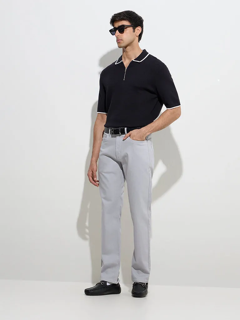 Ascot Grey Relaxed - Fit Mid - Rise Jeans