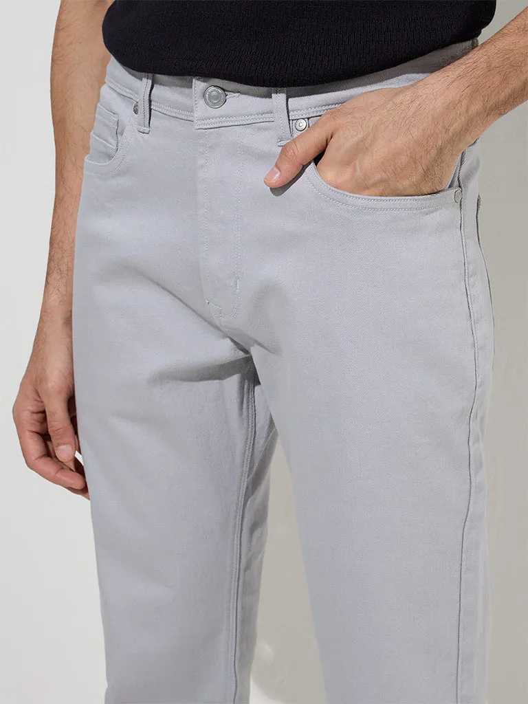 Ascot Grey Relaxed - Fit Mid - Rise Jeans