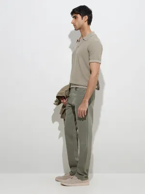 Ascot Olive Relaxed - Fit Mid - Rise Jeans