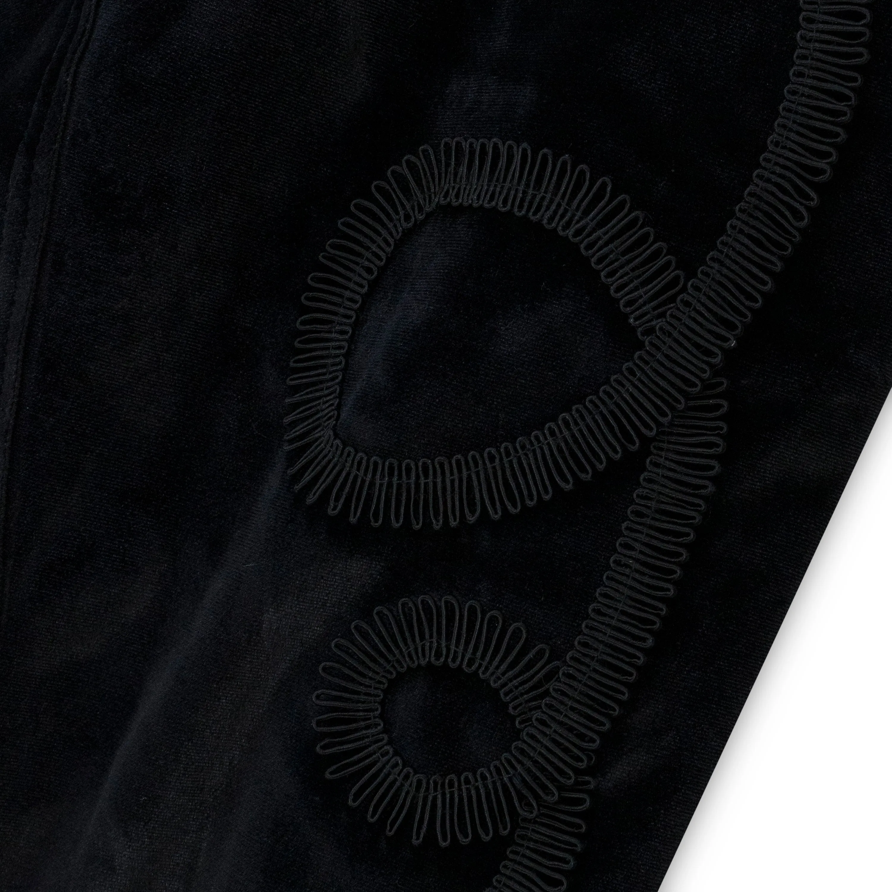 BLACK PASSEMENTERIE REVERSIBLE GRACE DAY DRESS