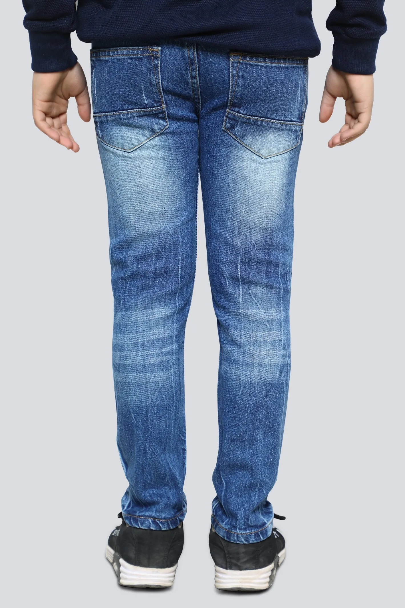 Blue Relaxed Fit Denim Jeans
