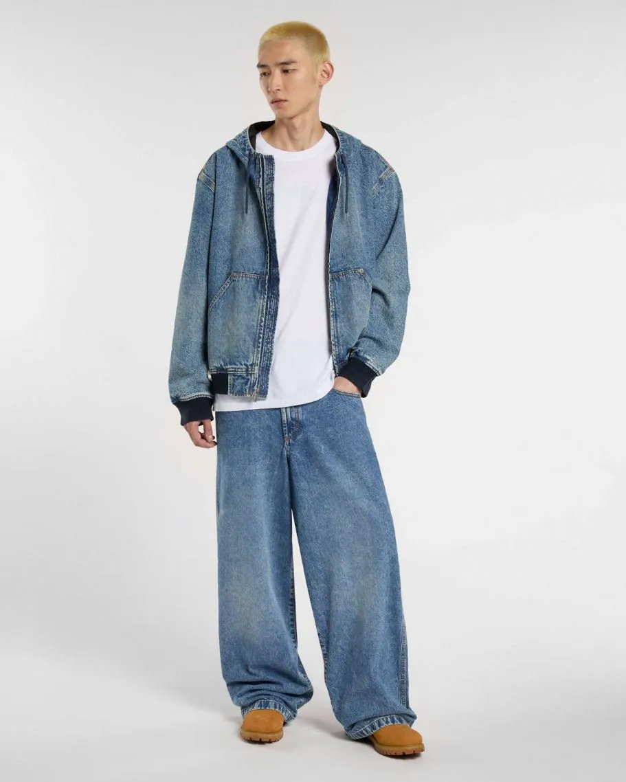 Dickies Loose Wave Baggy Fit Mens Jeans - Rinsed Blue Fade