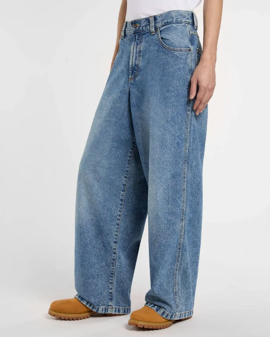 Dickies Loose Wave Baggy Fit Mens Jeans - Rinsed Blue Fade