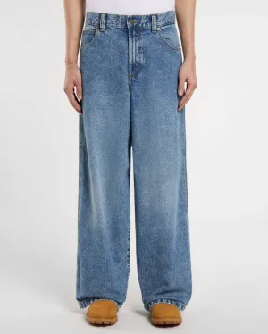 Dickies Loose Wave Baggy Fit Mens Jeans - Rinsed Blue Fade