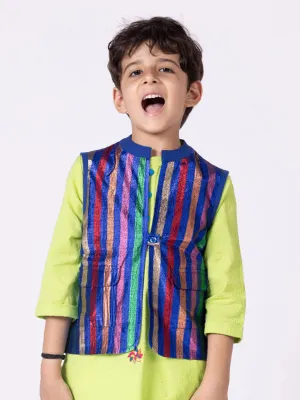 Jhilmil Reversible Nehru Jacket