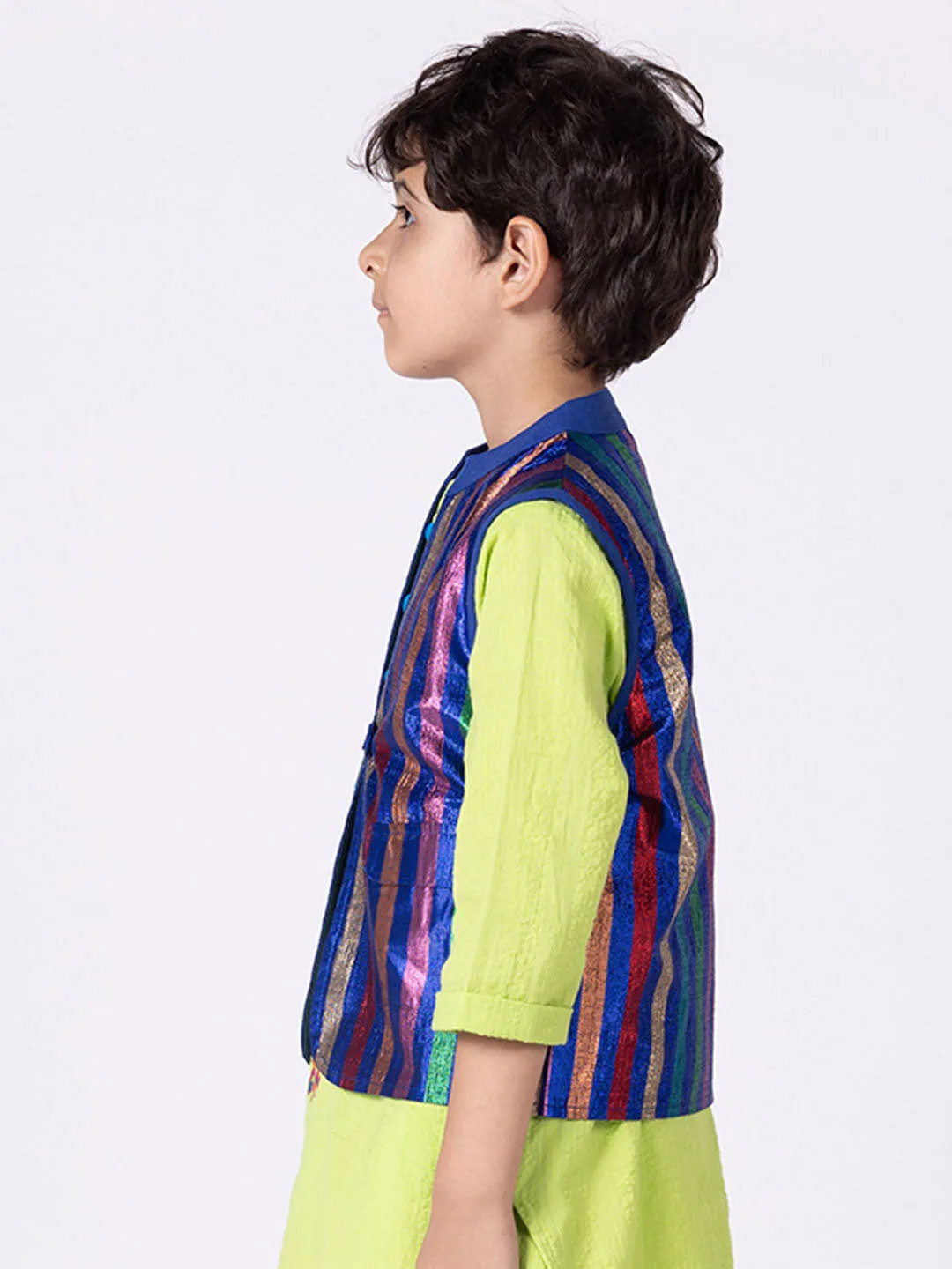 Jhilmil Reversible Nehru Jacket