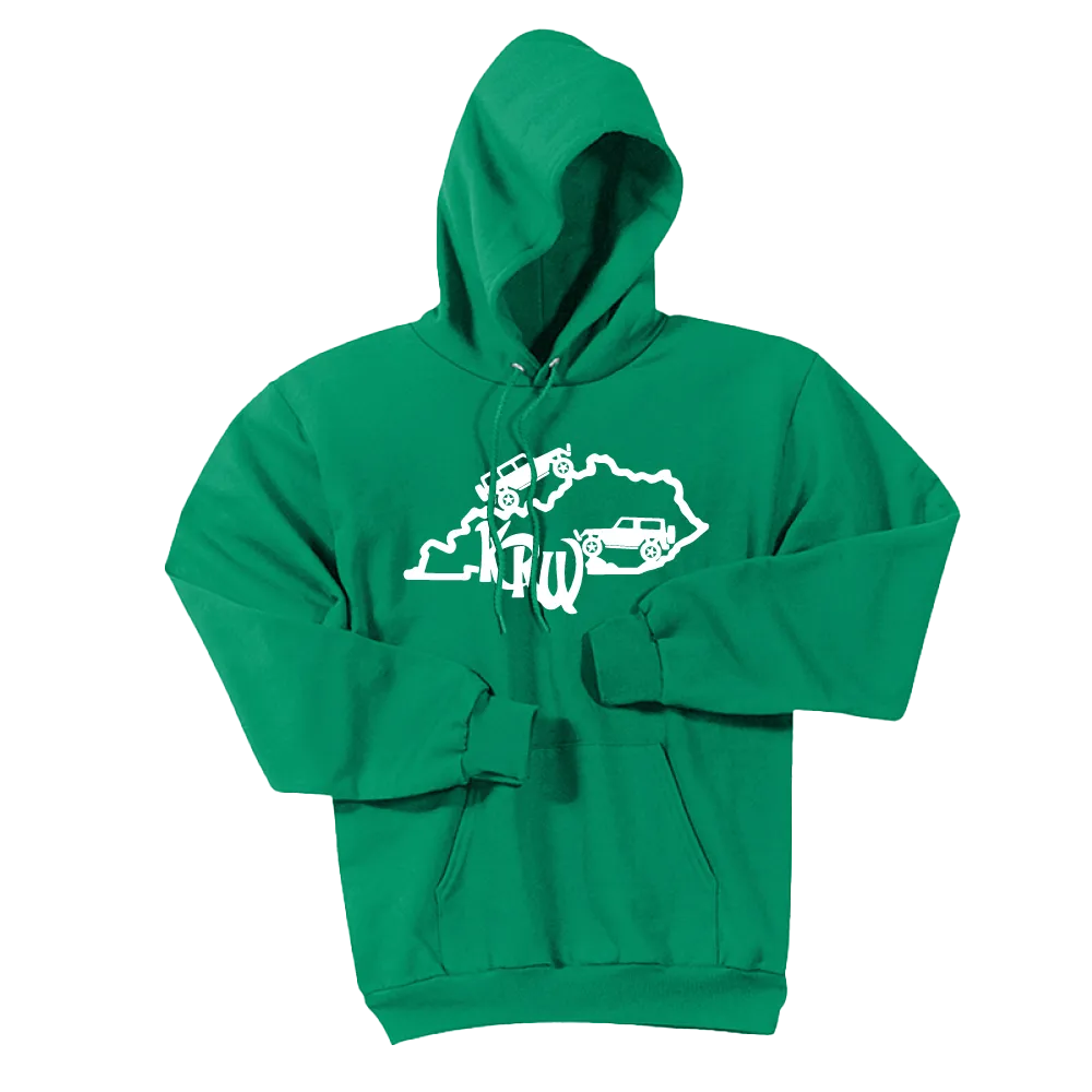 Kentucky Rebel Wranglers White Logo Sweatshirts