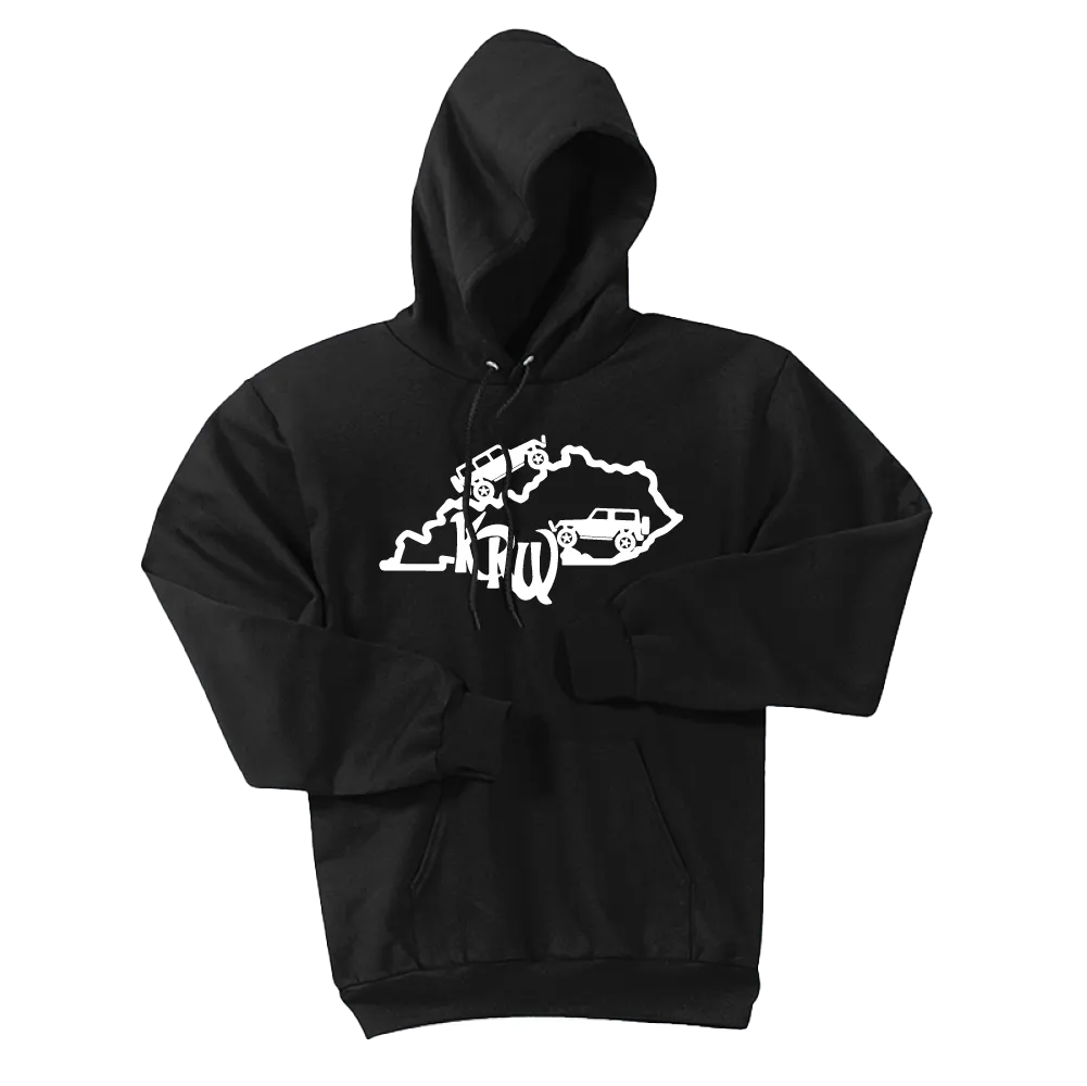 Kentucky Rebel Wranglers White Logo Sweatshirts