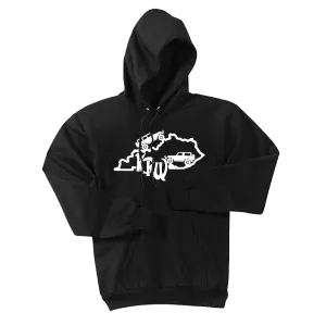 Kentucky Rebel Wranglers White Logo Sweatshirts