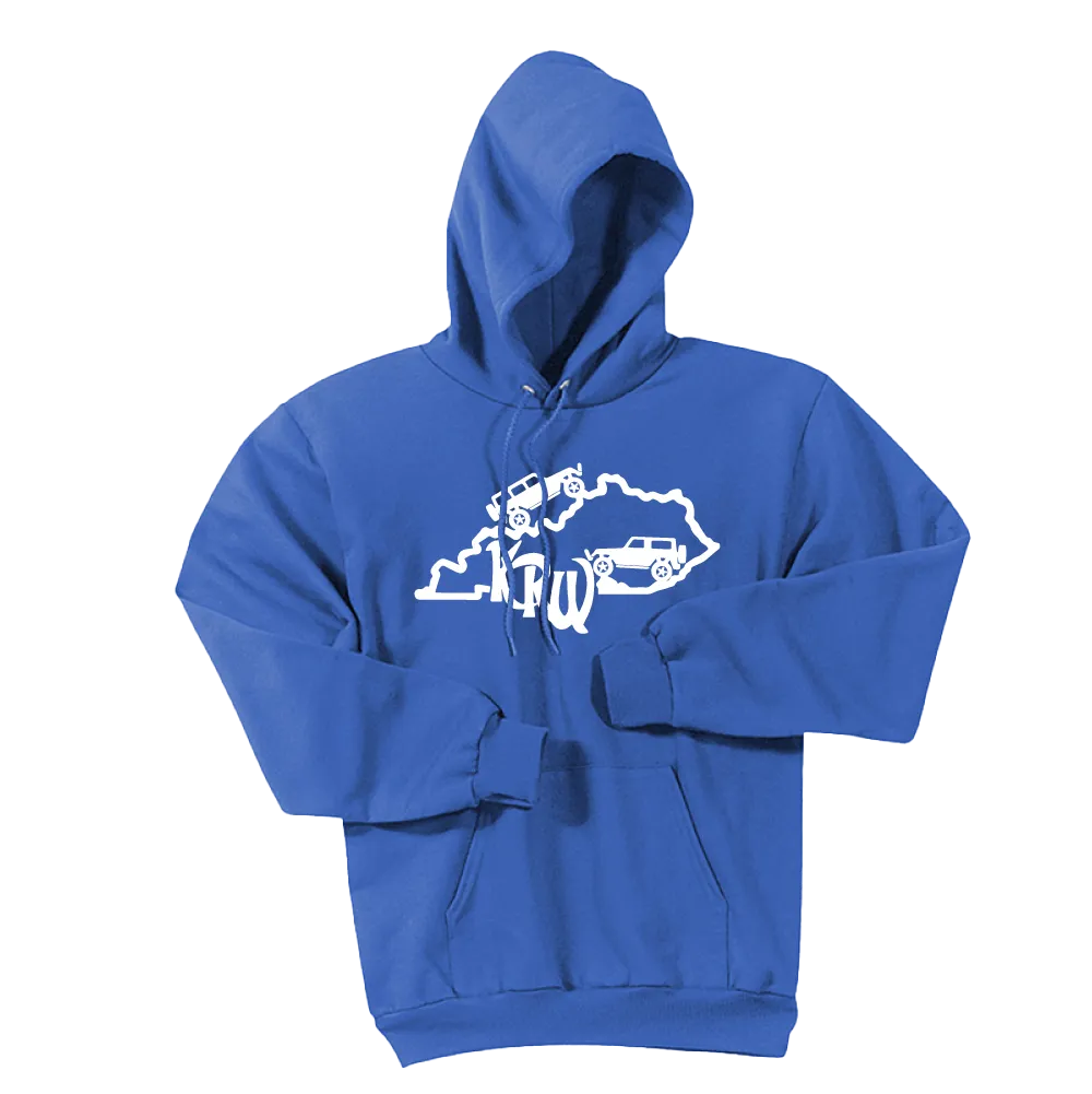 Kentucky Rebel Wranglers White Logo Sweatshirts