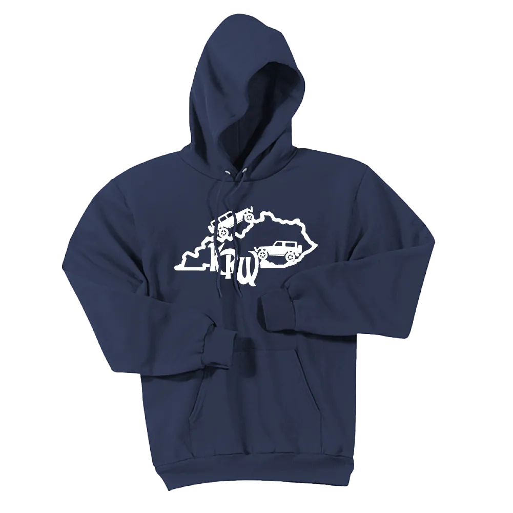 Kentucky Rebel Wranglers White Logo Sweatshirts