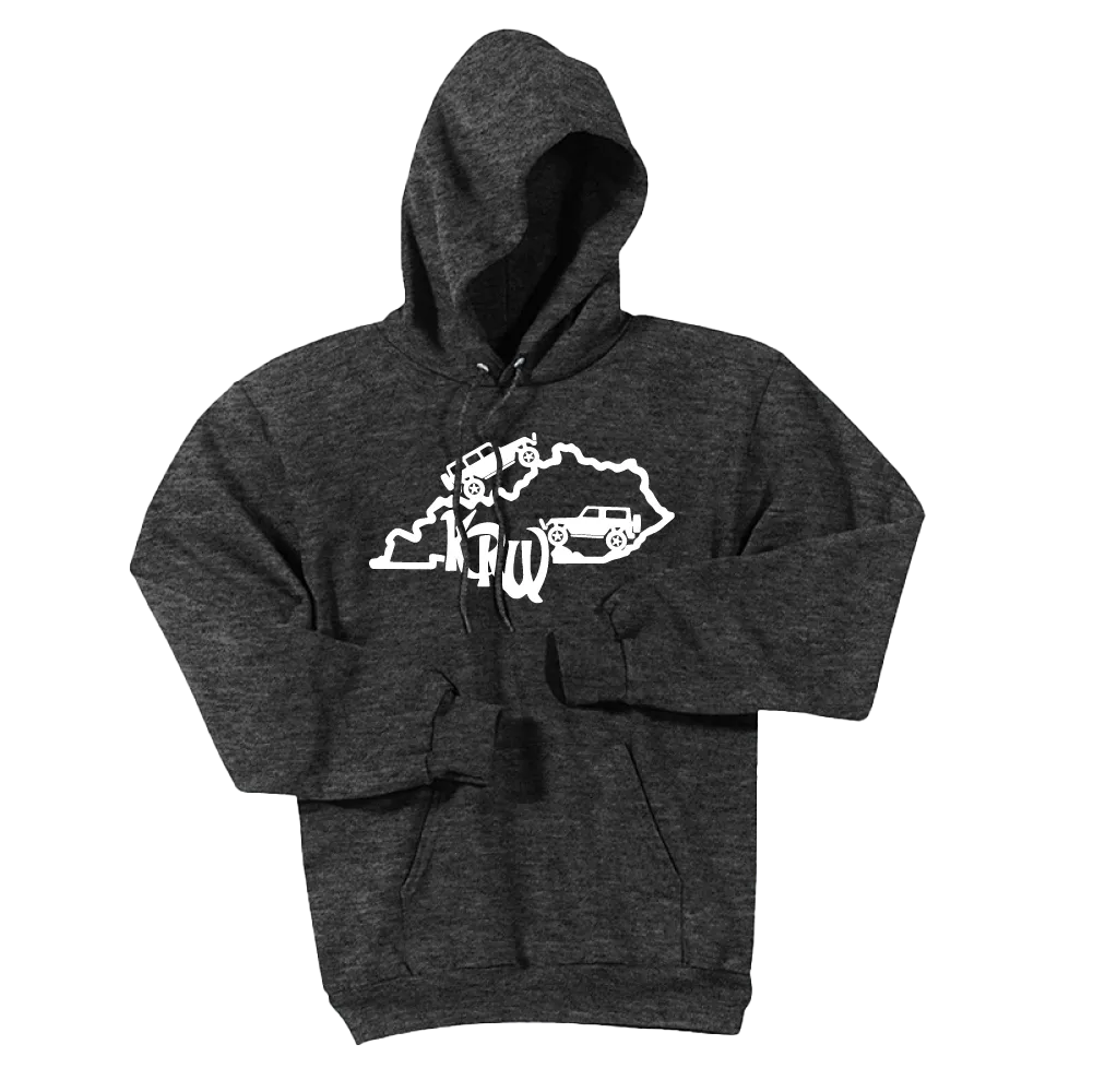 Kentucky Rebel Wranglers White Logo Sweatshirts