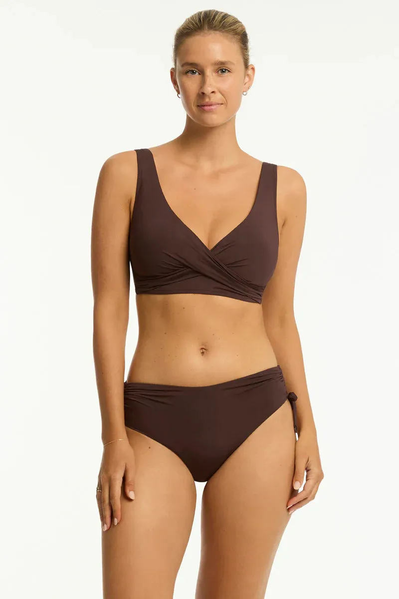 Sea Level Essentials Edit Cross Front in Cocoa