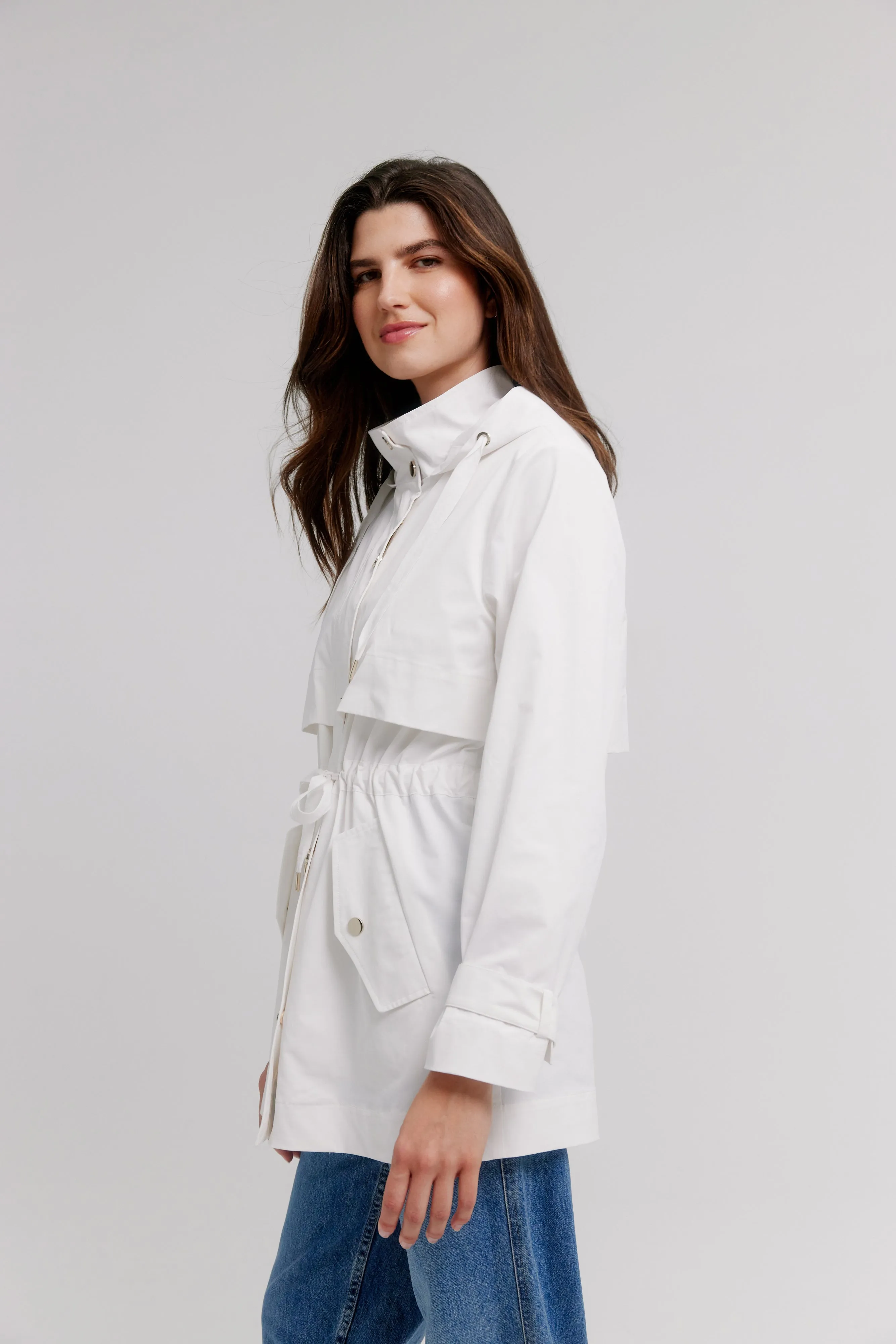 Trench Style Anorak W/ Storm Flap